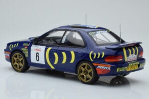 Subaru Impreza 555 #6 P. Liatti / C. Cassina Tour de Corse 1995 IXO 1:18 18RMC063C Metall — bild 5 av 6