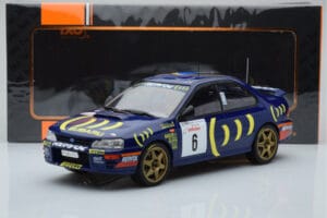 Subaru Impreza 555 #6 P. Liatti / C. Cassina Tour de Corse 1995 IXO 1:18 18RMC063C Metall — bild 6 av 6