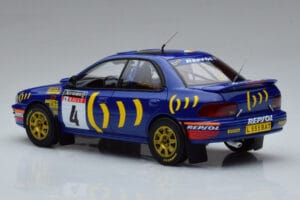 Subaru Impreza #4 C. McRae / D. Ringer Winner RAC Rally 1994 Kyosho 1:18 08962A Metall — bild 6 av 9