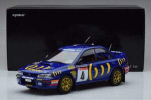 Subaru Impreza #4 C. McRae / D. Ringer Winner RAC Rally 1994 Kyosho 1:18 08962A Metall — bild 9 av 9