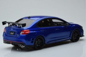 Subaru Impreza WRX STI Nurburgring Challenge Package Blå Kyosho 1:18 KSR18021BL Resin — bild 2 av 5