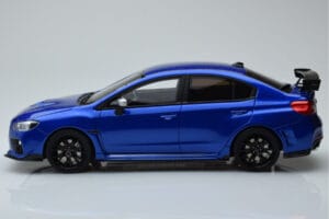 Subaru Impreza WRX STI Nurburgring Challenge Package Blå Kyosho 1:18 KSR18021BL Resin — bild 3 av 5