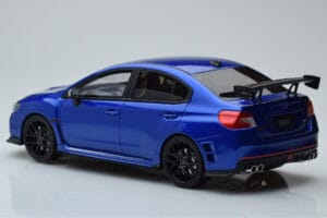 Subaru Impreza WRX STI Nurburgring Challenge Package Blå Kyosho 1:18 KSR18021BL Resin — bild 4 av 5