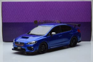 Subaru Impreza WRX STI Nurburgring Challenge Package Blå Kyosho 1:18 KSR18021BL Resin — bild 5 av 5