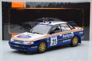Subaru Legacy RS #21 C. McRae / D. Ringer RAC Rally 1991 IXO 1:18 18RMC080B Metall — bild 6 av 6