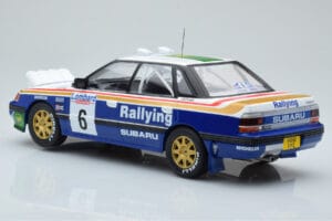 Subaru Legacy RS Night Version #6 M. Alen / I. Kivimaki RAC Rally 1991 IXO 1:18 18RMC080A Metall — bild 5 av 6