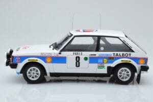 Talbot Sunbeam Lotus Night Version #8 H. Toivonen / P. White Rally Monte Carlo 1981 IXO 1:18 18RMC095B Metall — bild 3 av 6