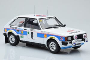 Talbot Sunbeam Lotus Night Version #8 H. Toivonen / P. White Rally Monte Carlo 1981 IXO 1:18 18RMC095B Metall — bild 4 av 6
