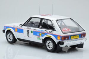 Talbot Sunbeam Lotus Night Version #8 H. Toivonen / P. White Rally Monte Carlo 1981 IXO 1:18 18RMC095B Metall — bild 5 av 6