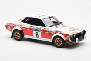 Toyota Celica 2000 GT RA21 #8 H. Mikkola / A. Hertz Lombard RAC Rally 1977 Otto 1:18 OT1044 Resin — bild 4 av 6