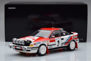 Toyota Celica GT-Four ST165 #2 C. Sainz / L. Moya Winner Rally Monte Carlo 1991 Kyosho 1:18 08961B Metall — bild 12 av 12