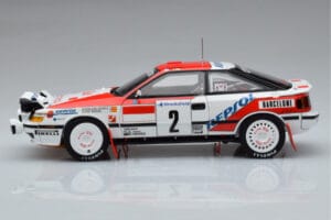 Toyota Celica GT-Four ST165 #2 C. Sainz / L. Moya Winner Rally Monte Carlo 1991 Kyosho 1:18 08961B Metall — bild 4 av 12