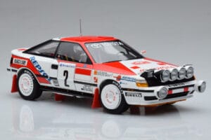 Toyota Celica GT-Four ST165 #2 C. Sainz / L. Moya Winner Rally Monte Carlo 1991 Kyosho 1:18 08961B Metall — bild 5 av 12