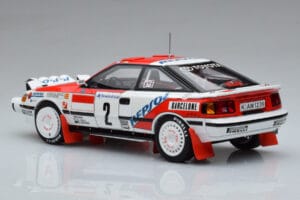 Toyota Celica GT-Four ST165 #2 C. Sainz / L. Moya Winner Rally Monte Carlo 1991 Kyosho 1:18 08961B Metall — bild 6 av 12
