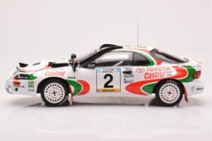 Toyota Celica Turbo 4WD ST185 #2 M. Alén / I. Kivimäki Safari Rally 1993 IXO 1:18 18RMC150B Metall — bild 3 av 6