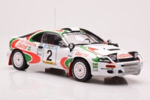 Toyota Celica Turbo 4WD ST185 #2 M. Alén / I. Kivimäki Safari Rally 1993 IXO 1:18 18RMC150B Metall — bild 4 av 6