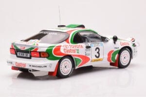 Toyota Celica Turbo 4WD ST185 #3 I. Duncan / R. Virtanen Safari Rally 1994 IXO 1:18 18RMC150C Metall — bild 2 av 6