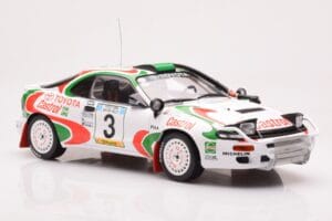Toyota Celica Turbo 4WD ST185 #3 I. Duncan / R. Virtanen Safari Rally 1994 IXO 1:18 18RMC150C Metall — bild 4 av 6