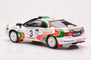 Toyota Celica Turbo 4WD ST185 #3 I. Duncan / R. Virtanen Safari Rally 1994 IXO 1:18 18RMC150C Metall — bild 5 av 6