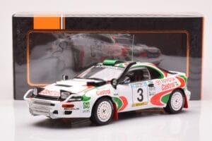 Toyota Celica Turbo 4WD ST185 #3 I. Duncan / R. Virtanen Safari Rally 1994 IXO 1:18 18RMC150C Metall — bild 6 av 6