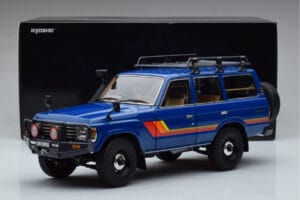 Toyota Land Cruiser 60 Blå Med Tillval Kyosho 1:18 08956XBL Metall — bild 11 av 11