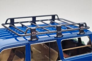 Toyota Land Cruiser 60 Blå Med Tillval Kyosho 1:18 08956XBL Metall — bild 7 av 11