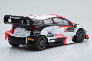Toyota GR Yaris Rally1 #1 S. Ogier / B. Veillas Rally Monte Carlo 2022 IXO 1:18 18RMC151B Metall — bild 2 av 6
