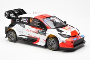 Toyota GR Yaris Rally1 #17 S. Ogier / V. Landais Safari Rally Kenya 2023 IXO 1:18 18RMC173A Metall — bild 4 av 6