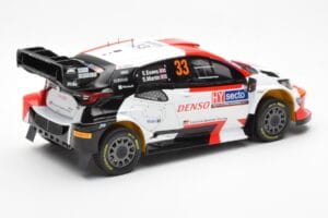 Toyota GR Yaris Rally1 #33 E. Evans / S. Martin Rally Finland 2023 IXO 1:18 18RMC174A Metall — bild 2 av 6