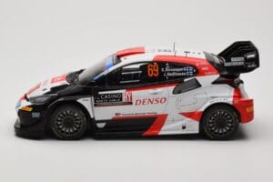 Toyota GR Yaris Rally1 #69 K. Rovanpera / J. Halttunen Rally Monte Carlo World Champion 2023 IXO 1:18 18RMC152B Metall — bild 3 av 6