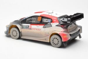 Toyota GR Yaris Rally1 #69 K. Rovanpera / J. Halttunen Safari Rally Kenya 2023 Dirty Version IXO 1:18 18RMC173B Metall — bild 5 av 6
