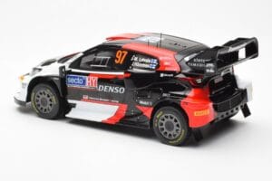Toyota GR Yaris Rally1 #97 J-M. Latvala / J. Hanninen Rally Finland 2023 IXO 1:18 18RMC174B Metall — bild 5 av 6