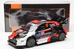 Toyota GR Yaris Rally1 #97 J-M. Latvala / J. Hanninen Rally Finland 2023 IXO 1:18 18RMC174B Metall — bild 6 av 6