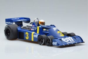 Tyrrell P34 Elf #3 J. Scheckter Winner Sweden GP 1976 MCG 1:18 MCG18614F Metall — bild 4 av 6