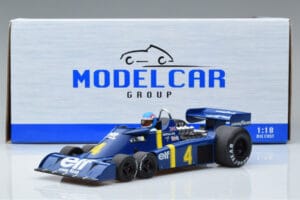Tyrrell P34 Elf #4 P. Depailler Sweden GP 1976 MCG 1:18 MCG18615F Metall — bild 6 av 6