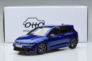 Volkswagen Golf Mk8 R Blå Otto 1:18 OT413 Resin — bild 6 av 6
