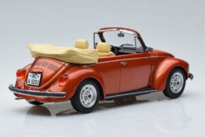Volkswagen Beetle 1303 Cabriolet Orange Norev 1:18 188526 Metall — bild 2 av 6