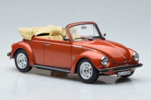 Volkswagen Beetle 1303 Cabriolet Orange Norev 1:18 188526 Metall — bild 4 av 6