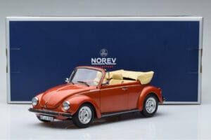 Volkswagen Beetle 1303 Cabriolet Orange Norev 1:18 188526 Metall — bild 6 av 6