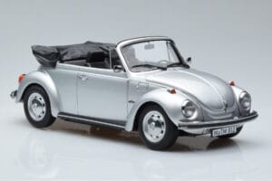 Volkswagen Beetle 1303 Cabriolet Silver Norev 1:18 188530 Metall — bild 4 av 6