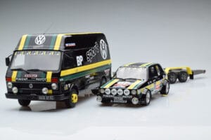 Volkswagen LT35 + Golf 1 GTI Group 2 Black Otto 1:18 OT353 Resin — bild 3 av 6