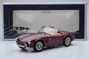 AC Cobra 289 Mörkröd Norev 1:18 182758 Metall — bild 6 av 6