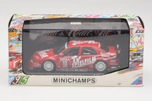 Alfa Romeo 155 V6 #12 M. Alboreto DTM 1995 Minichamps 1:43 430950312 Metall — bild 4 av 4