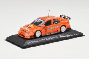 Alfa Romeo 155 V6 TI #19 Jagermeister M. Bartels DTM 1995 Minichamps 1:43 430950219 Metall — bild 2 av 4