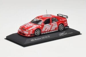 Alfa Romeo 155 V6 TI #2 Team Alfa Corse A. Nannini DTM 1994 Minichamps 1:43 430940202 Metall — bild 2 av 4