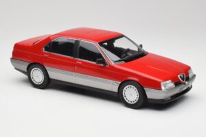 Alfa Romeo 164 Röd Norev 1:18 187866 Metall — bild 4 av 6