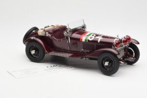 Alfa Romeo 1750 GS Spider #84 T. Nuvolari / B. Guidotti Mille Miglia Winner 1930 CMC 1:18 M-141 Metall — bild 4 av 6