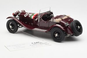 Alfa Romeo 1750 GS Spider #84 T. Nuvolari / B. Guidotti Mille Miglia Winner 1930 CMC 1:18 M-141 Metall — bild 5 av 6