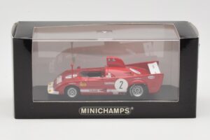 Alfa Romeo 33 TT 12 #2 A. Merzario / J. Laffite 1000km Monza Winner 1975 Minichamps 1:43 403751202 Metall — bild 4 av 4