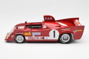 Alfa Romeo 33TT 12 #1 A. Merzario / J. Laffite 1000km Nurburgring Winner 1975 AUTOart 1:18 87505 Metall — bild 4 av 8